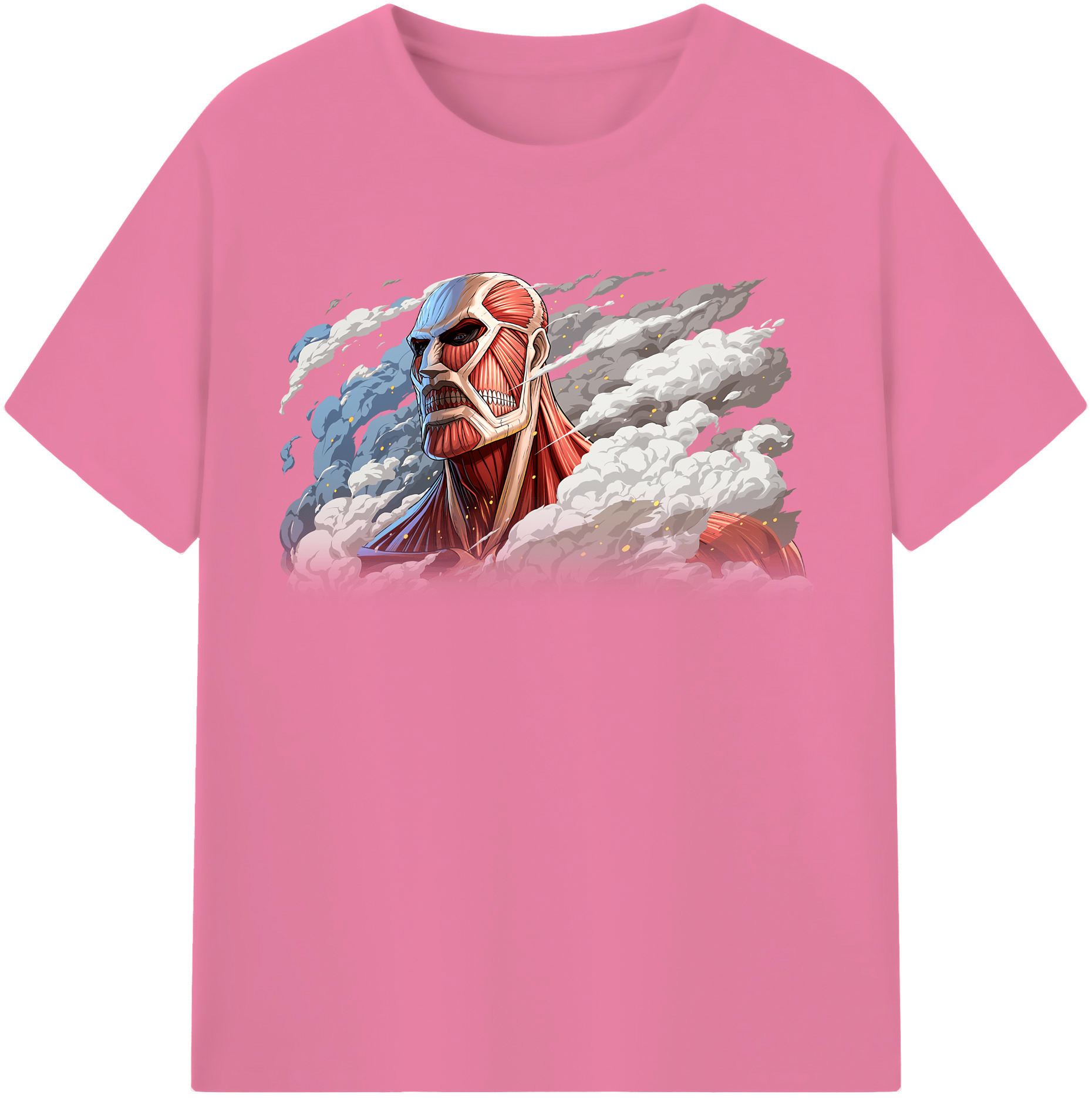 （画像用） 進撃の巨人 Attack on Titan 綿100％半袖Tシャツ（フロントプリント）